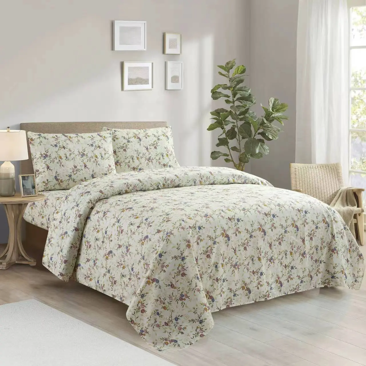 4pc Bedsheet Printed