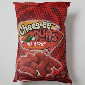 Buc-ee's Chees-ee Puffs Hot'n Spicy - Premium Crunchy Cheese Puffs with Bold Flavor & Irresistible Texture for Snack Anytime Smokin' Nacho & Jalapeño Flavors