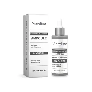 VIARELINE Gentle Cleansing Black Rice Liquid - Moisturizing, Hydrating, Clear, Smooth, and Delicate Liquid for Facial Skin
