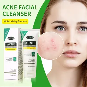 Mejisoo Acne Cleanser, Moisturizing Formula, Gentle Foam, Suitable for Oily Acne Skin, Regulates Oil, Clears Pores, Reduces Acne and Blackheads