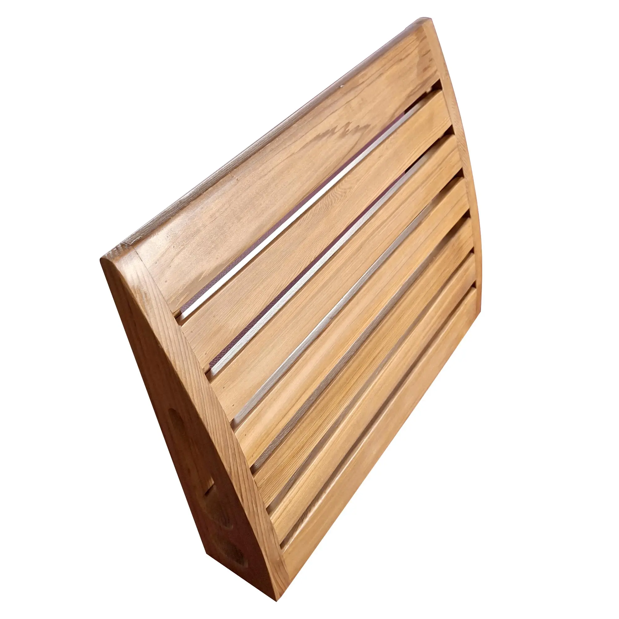 Sauna Headrest Handcrafted from Canadian Red Cedar Wood Premium Ergonomic Neck Support Pillow Luxury Sauna Accessories 14.96x13.39x3.15In