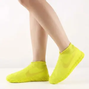 Durable Silicone Shoe Covers, Portable Foldable, Multiple Colors Available, Three Sizes, Unisex Waterproof Foot Protection, Rainy Days