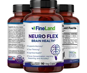 FineLand NEURO FLEX Focus, Concentration, Learning, Reasoning, and Accuracy, Cognitive Health, Clear Thinking, Supports Memory Healthcare Dietary Fitness Supplement