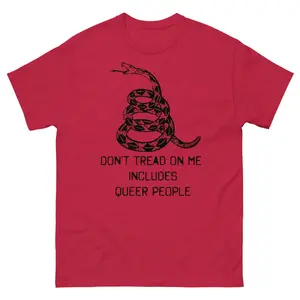 Dont Tread On Me Includes Queer People T-Shirt