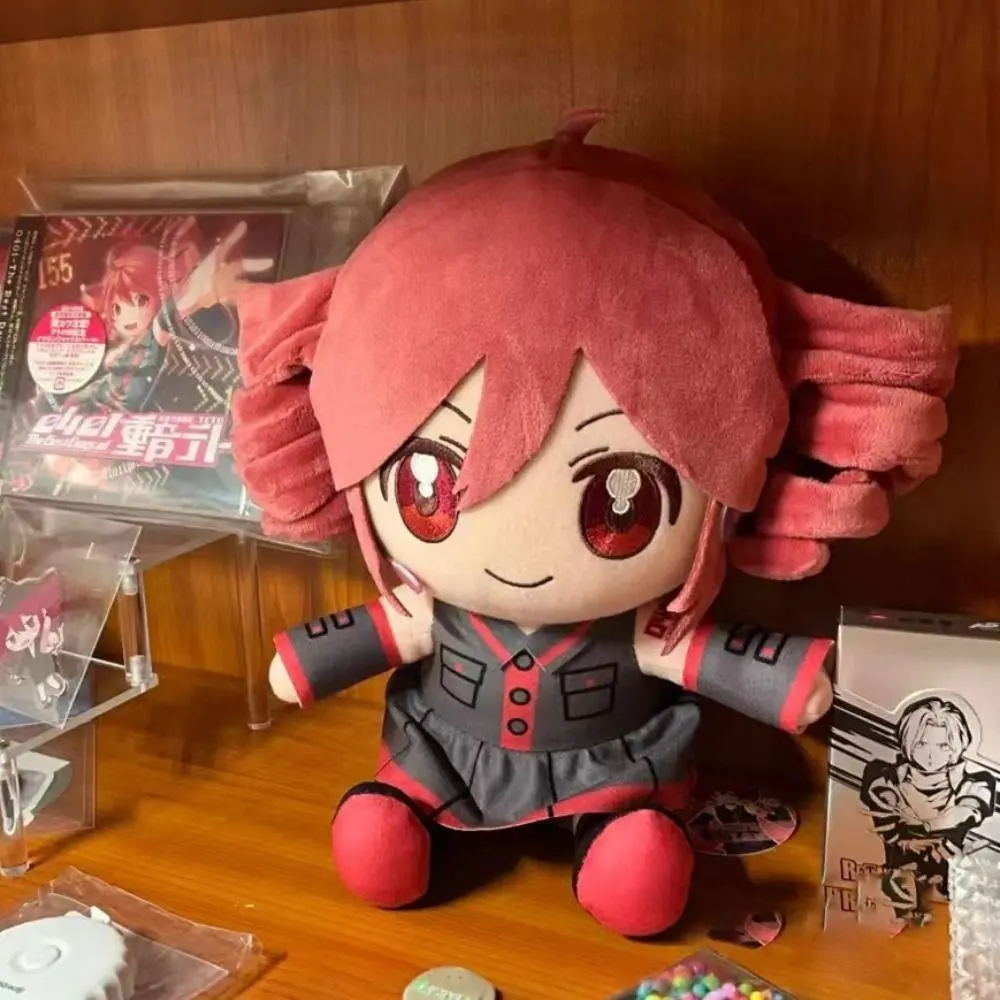 Kasane Teto Plush Toy Soft Doll Stuffed Plushies Figure Anime Cosplay Cartoon Birthday Present Christmas Gift for Fans Girl