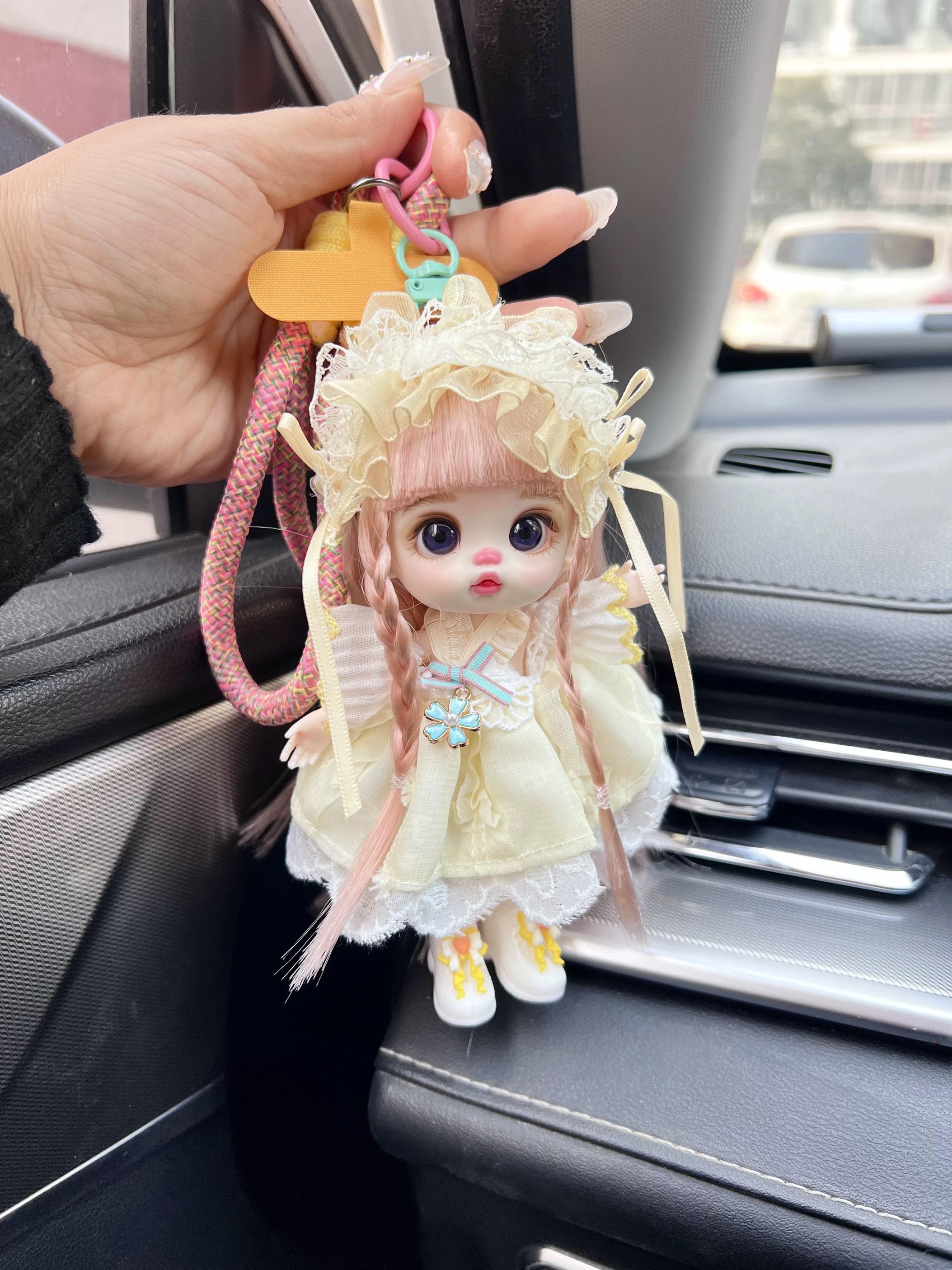 Lolifen Cute Pretty Girls Style Adorable Plush Doll Bag Charms