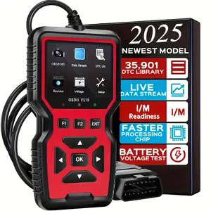 2025 V519 Professional OBD2 Scanner - USB Powered, Real-Time Data Diagnostic Tool, Suitable for Most Car Engine Fault Light Checks, No Battery Required