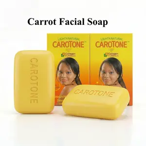 2-Pack Carrot Soap Bar, Total 13.4oz 366g, Mild Cleansing Bar for Bath & Body