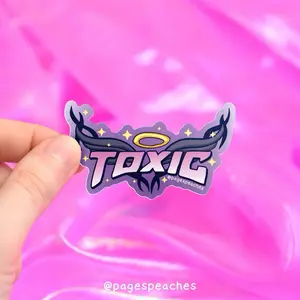 Page's Peaches Toxic Y2K Waterproof Vinyl Sticker decal Matte Decorative