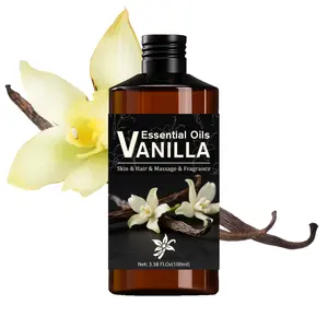 Christmas Gift! 100ML Vanilla Scented Premium Essential Oils Aromatherapy Oil, Long-Lasting Fragrance, Home Use, Nail Hair Skin Care, Massage Diffuser Humidifier
