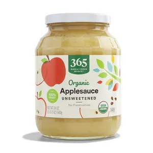365 by Whole Foods Market, Organic Unsweetened Apple Sauce, 24 Ounce Flavor Dip