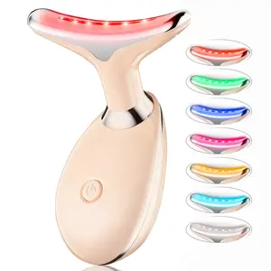 Little Dolphin Neck Massager with 7 Color Modes Facial And Neck Massager Unisex Facial Beauty Device Black Friday