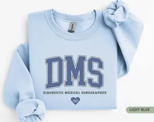 Diagnostic Medical Sonographer Sweatshirt / Short Sleeve T-SHIRT, Ultrasound Tech Shirt, Rad Tech, Sonographer Gift, Gift for Sonography Grad, Echo Tech sweatshirt Crewneck Medium