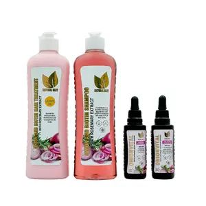 NaturalSant Special BUNDLE - 2 Onionvital Hair Serum + Onion Rosemary & Biotin Set for Scalp Revitalizing Solution Organic Haircare Shampoo Conditioner