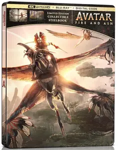 Avatar: Fire and Ash - 4K UHD, Limited Edition Steelbook