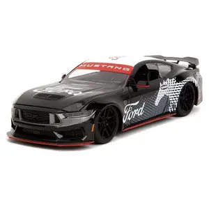 2024 Ford Mustang Dark Horse – Black (Bigtime Muscle) Diecast 1:24 Scale Model - Jada 35418