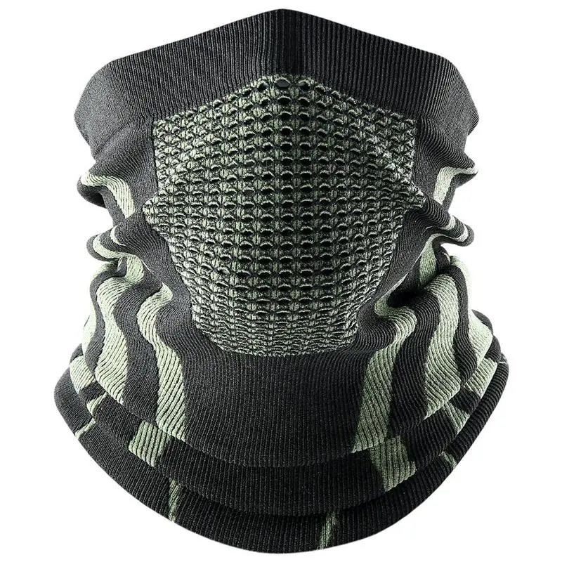 Breathable Face Cover Neck Gaiter with Sun & Wind Protection, Unisex Solid Mesh Design with Snug Fit for Biking & Outdoor Sports, Sun Protection