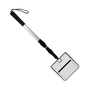 Chicken Coop Rake – Extendable Metal Litter Sifter & Poop Scoop with 106cm Telescopic Handle