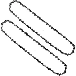 2PC 16 inch Chainsaw Chain for WORX WG303 WG303.1 Chainsaw, 16" Replacement Chain for BAUER 20112E-B Chain Saw