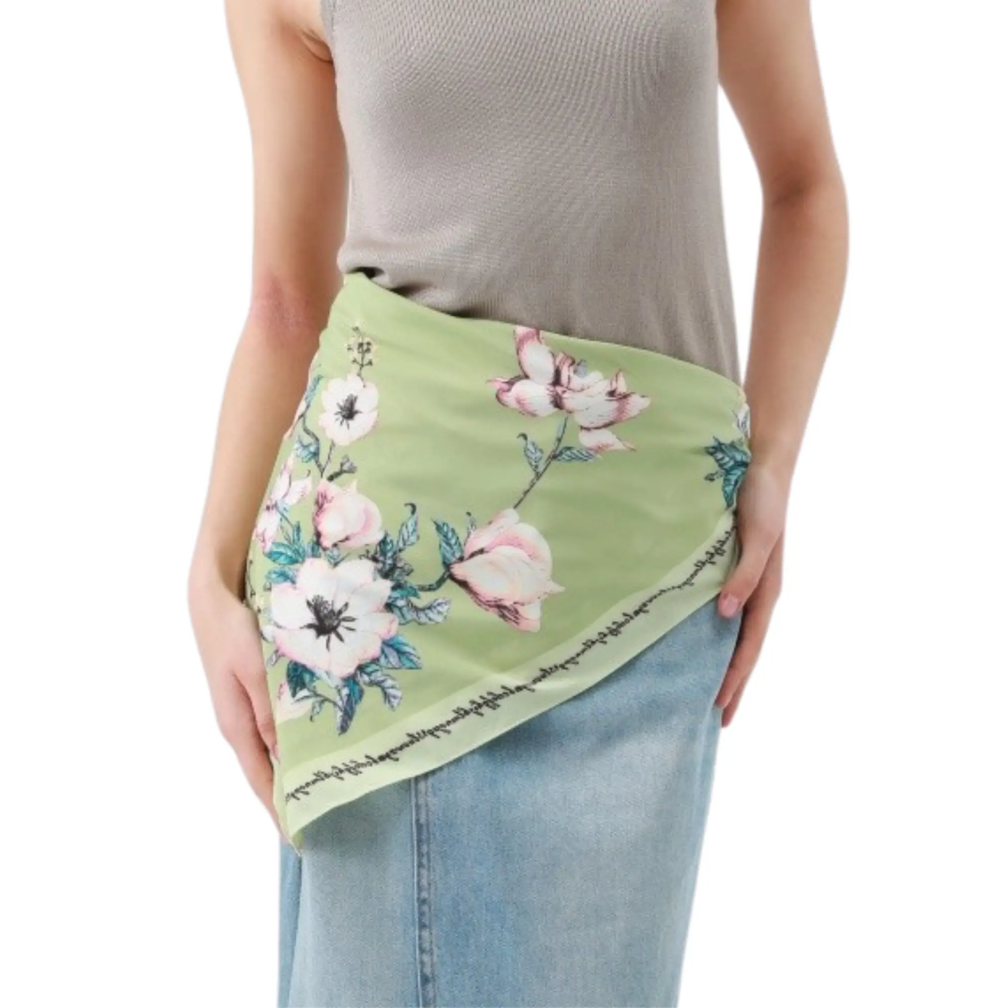 Botanical Floral Print Bandana