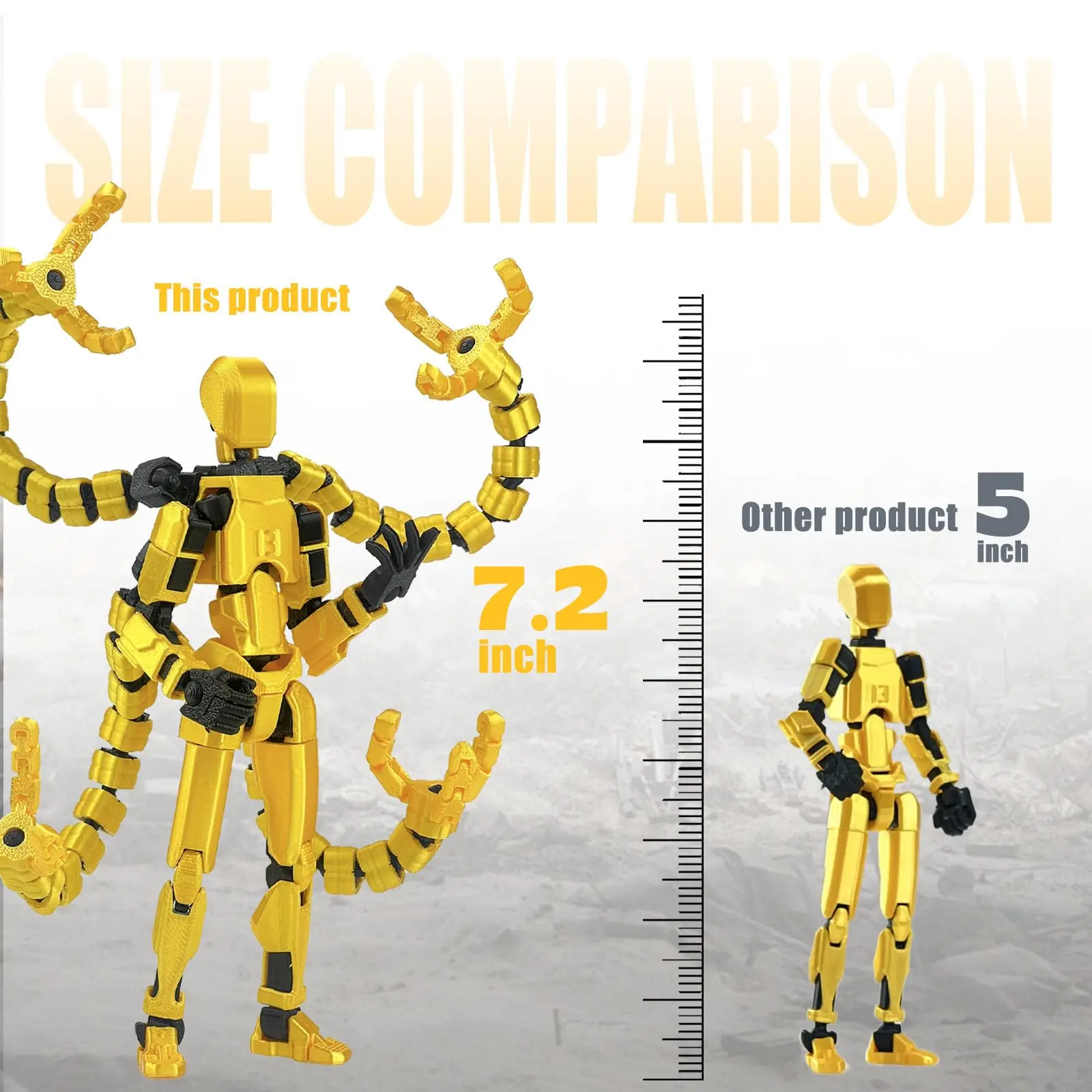 Mystery Blind Box (3 pieces) Assembled T13 Action Figure