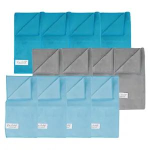 Don Aslett 12x12 Assorted Microfiber Cloths 12pk