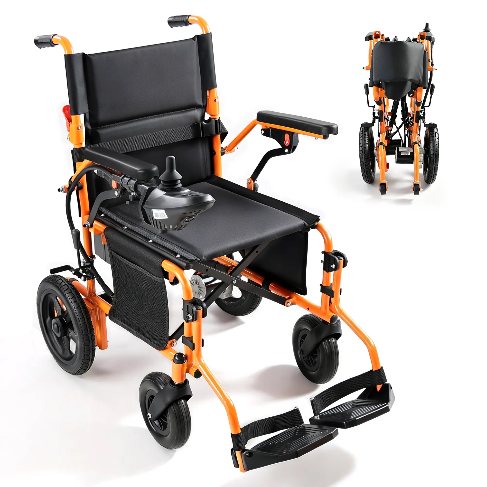Zygenair Electric Wheelchair for Adults, Lightweight Foldable Power Wheelchair with 500W Dual Motors, All-Terrain Wheels, Removable Lithium Battery, 15-Mile Range, 330 lbs Capacity