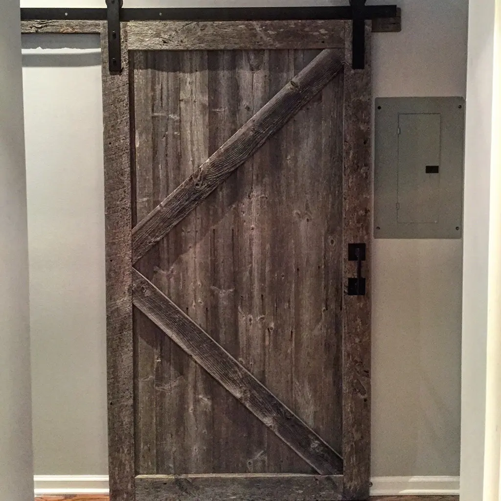 Standard Sized K-Style Barn Door - Rustic Farmhouse Design (32" x 84")