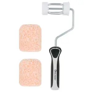 ROLLINGDOG 3 Inch Paint Roller - Small Paint Roller Microfiber Roller Covers, 3/8 inch Nap for Wall Ceiling Trim Edge Painting