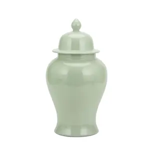 Celadon Temple Jar