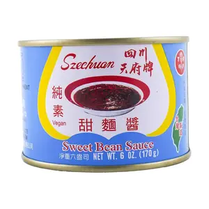 TIEN FU Taiwan Brand Pure Vegan Sweet Bean Paste Miso Sauce 170g - Authentic Taiwanese Flavor for Cooking & Dipping