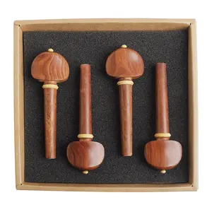 Rosewood Cello Tuning Peg Knob Four-piece Set