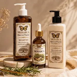Monarca Anti-Dandruff Hair Care Set | Scalp Treatment for Flakes, Itch & Hair Fall (Shampoo + Conditioner + Tonic)