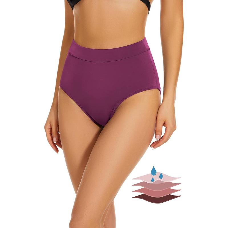 Period Swimwear Bikini Menstrual Leakproof Swim Bottoms UPF 50+ Waterproof Brief Light Flow for Women Girls Teens Period Swimwear Bikini Menstrual Leakproof Swim Bottoms UPF 50+ Waterproof Brief Light Flow for Women Girls Teens