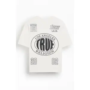 True Religion Men's Stacked Boxy T-Shirt - Multicolor