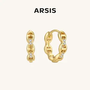 Mix & Match-Signature Chain Link Hoop Earrings