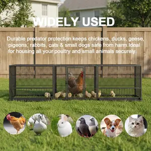 83in Thick Poultry Cage, Durable Easy-to-Install Outdoor Cage with Strong Load-Bearing for Home Breeding of Chickens, Pigeons, Ducks, Geese