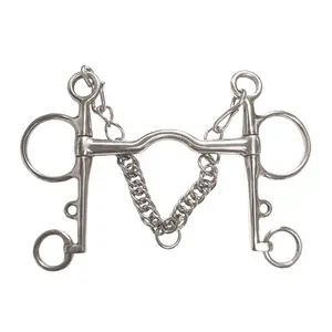 Jacks Imports  Low Port Pelham Bit - 5 in.