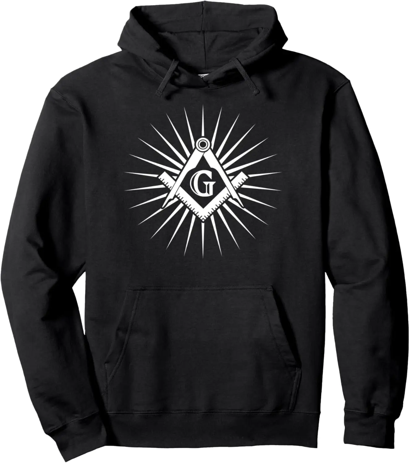 Freemason Symbol Great Architect G Masonic Square Compass Pullover Hoodie
