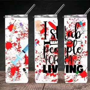 Phlebotomist 20oz Tumbler. Including name on Tumbler.