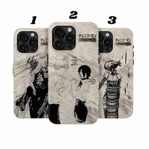 Chainsaw Man Phone cases Compatible with iPhone 17, 16, 15, 14, 13, 12, 11, X & Galaxy.