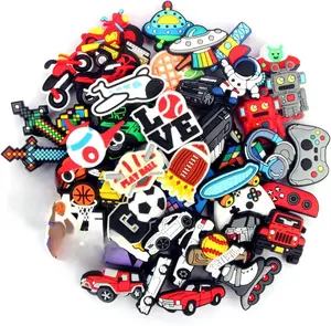 50/100Pcs Shoe Charms Pack – Fun Decorations for Clogs, Sandals, Bracelets & Wristbands | Perfect for Kids, Teens, Boys & Girls