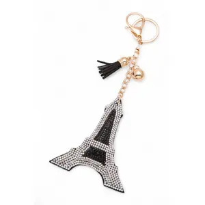 Crystal Eiffel Tower Key Chain