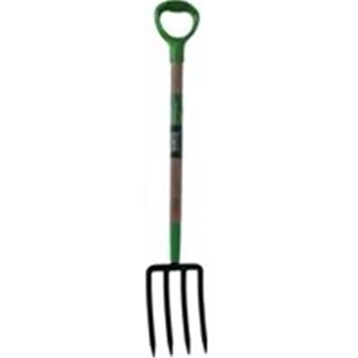 THE AMES COMPANY P-2916400 4-Tine Silver Floral Spading Fork with Poly D-Grip Handle, Poly Handle