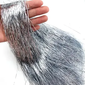 2000 Strands Iridescent Tinsel Icicles for Christmas Tree, Xmas,Birthday Party Wedding Decorations 18" Inch,