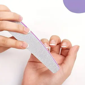 Double-sided Nail File, Professional Nail Art Tool for Home and Beauty Salon Use, Manicure & Pedicure Tool for Women & Girls, Nail Care