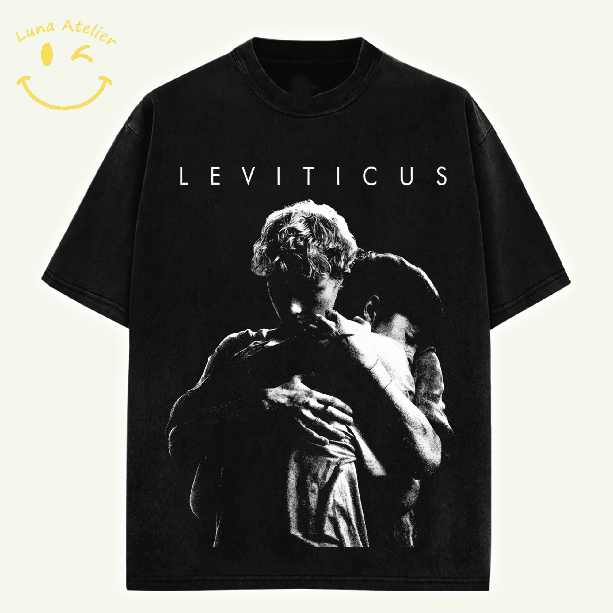 Leviticus Shirt Queer Horror Movie Graphic High-Quality Unisex Cotton Shirt Forbidden Romance Horror Movie Aesthetic T-shirt Gothic Horror Tee Vintage Thriller T-Shirt Horror Movie Graphic Fan T-Shirt