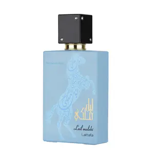 Lattafa Lail Maleki Moroccan Blue for Unisex Eau de Parfum Spray, 3.4 Ounce
