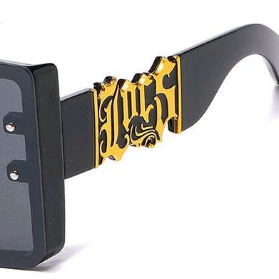 Locs BullDozer Large Oversized Flat-Top Shield Style Big Cutout Logo Chrome Black or Gold Accent Black Glossy Hardcore Shades Hip Hop Rapper Sunglasses OG Gangsta Look | Authentic Original Genuine Locs