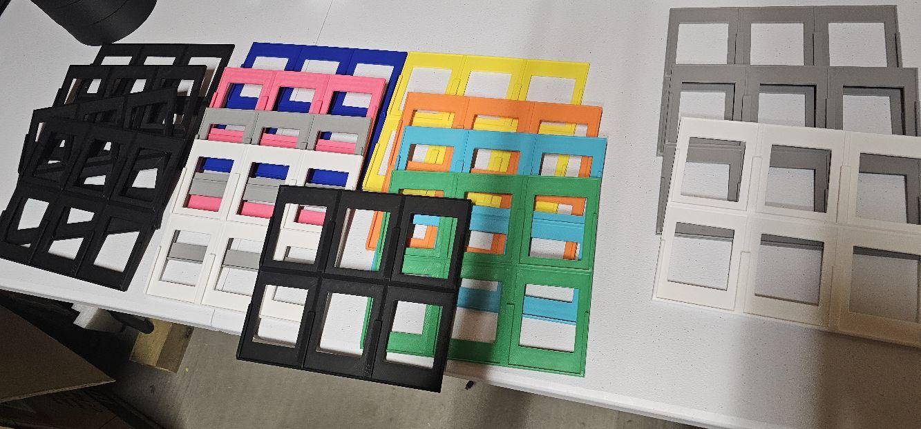 Toploader Wall Display Frame Card Storage - Multiple Sizes for TCG Cards - Hang with Nails or Tape